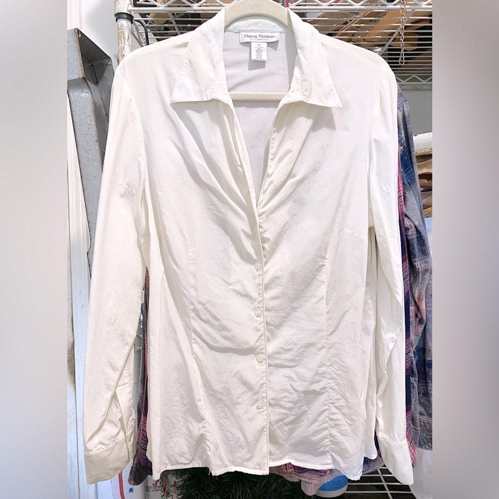 Rena Rowan Ivory Silk Blouse